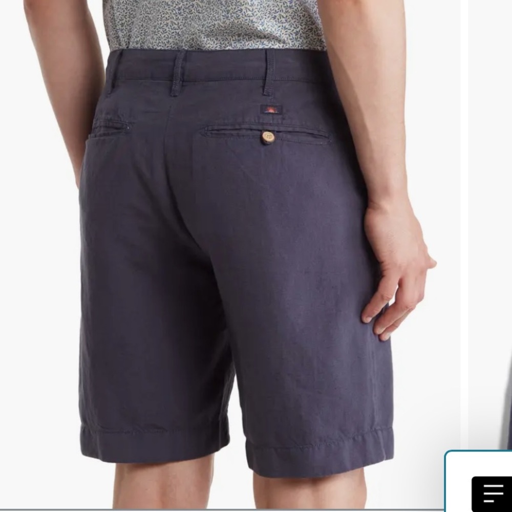 Malibu Linen & Cotton Chino Shorts - Picture 2 of 5